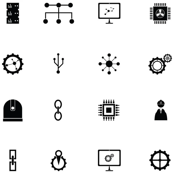 Conjunto Iconos Del Sistema — Vector de stock