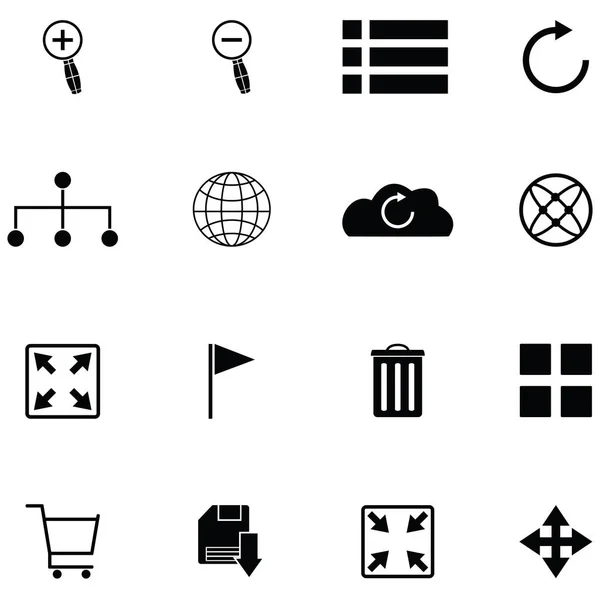 Das Netz Der Icons — Stockvektor