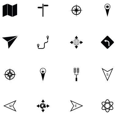 Gezinti Icon set