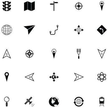 Gezinti Icon set
