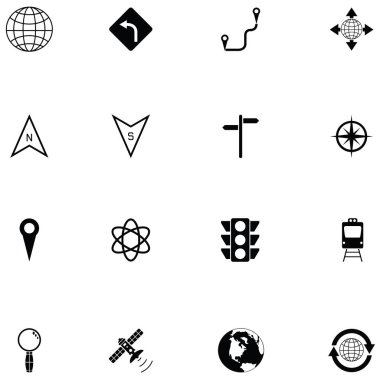 Gezinti Icon set