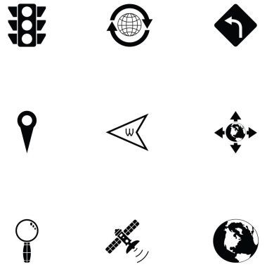 Gezinti Icon set