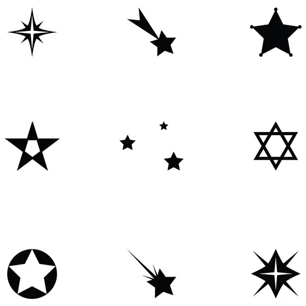 Yıldız Icon Set — Stok Vektör