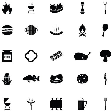 ızgara Icon set