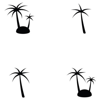 Palmiye ağacı Icon set