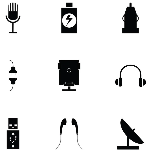 Het Pictogram Phonec Accessoires — Stockvector