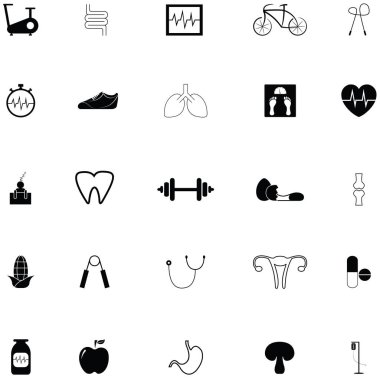 sağlıklı simge seti