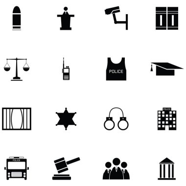 Hukuk Icon set