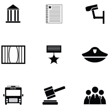 Hukuk Icon set