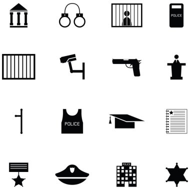 Hukuk Icon set
