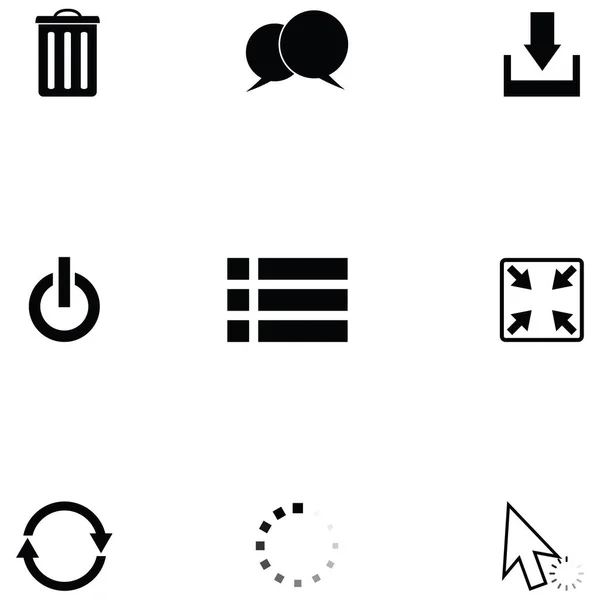 Web Icon Set — Stok Vektör