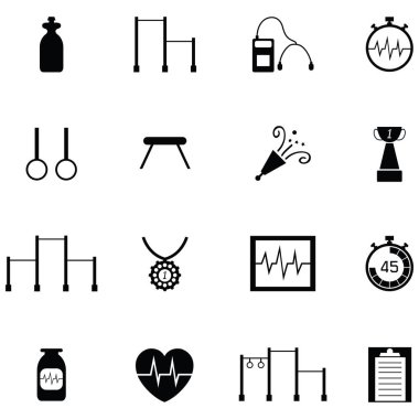 jimnastik Icon set