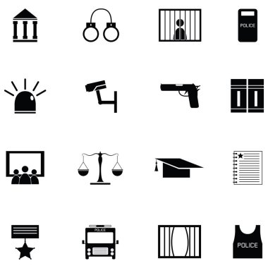Hukuk Icon set