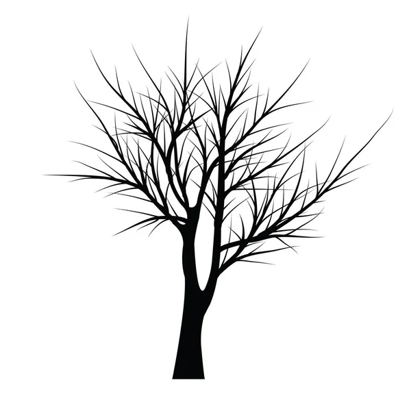 Ağaç siluetleri koleksiyonu