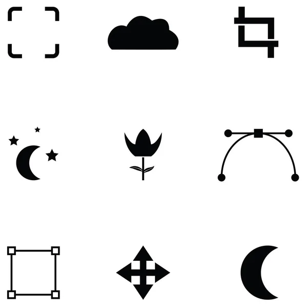 Das Foto Icon Set — Stockvektor