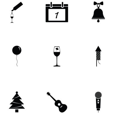 Yeni yıl Icon Set
