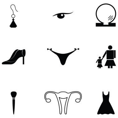 Kadınlar Icon set