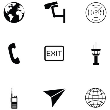 Havaalanı Icon set