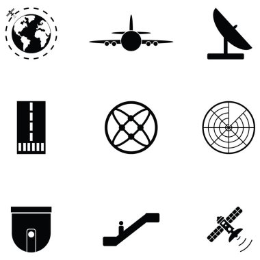Havaalanı Icon set