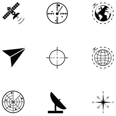 Radar Icon set