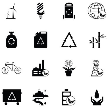Ekoloji Icon set