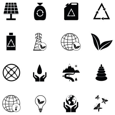 Ekoloji Icon set