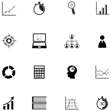 Proje Yönetimi Icon Set