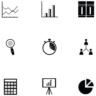 Proje Yönetimi Icon Set