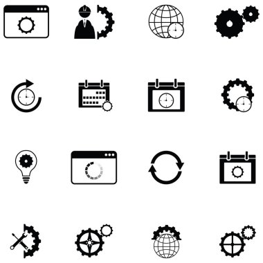 ayarları Icon set
