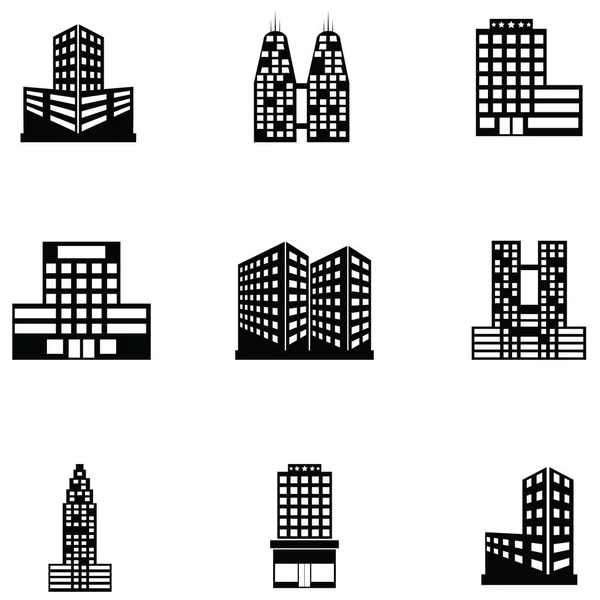 Hotel Icon Set — Stock Vector