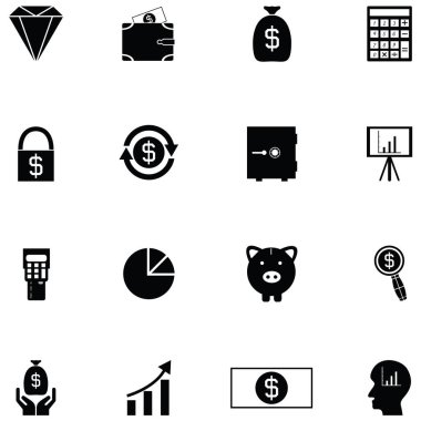 Yatırımlar Icon set