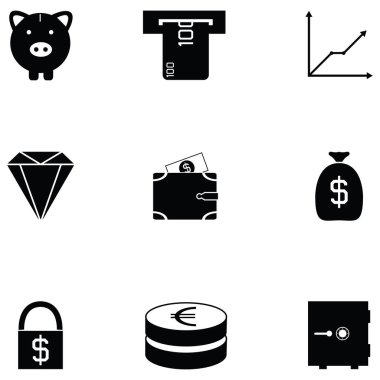 Yatırımlar Icon set