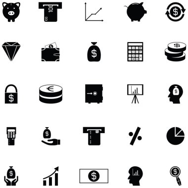 Yatırımlar Icon set