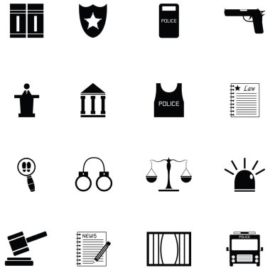 Hukuk Icon set