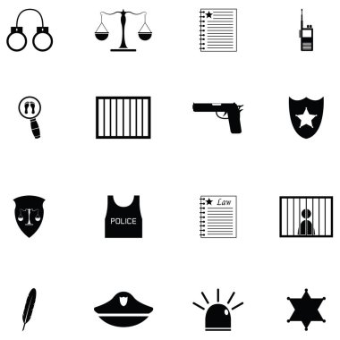 Hukuk Icon set