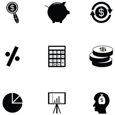 Yatırımlar Icon set