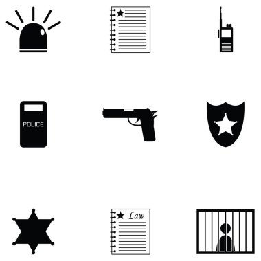 Hukuk Icon set