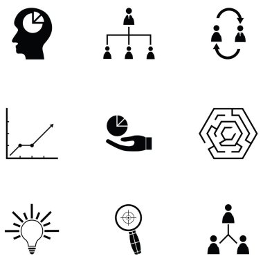 yönetimi Icon set