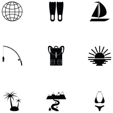 Turizm Icon set