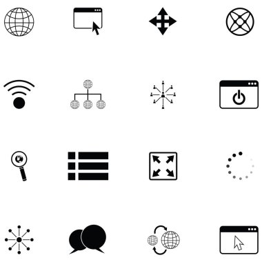 Ağ Icon set