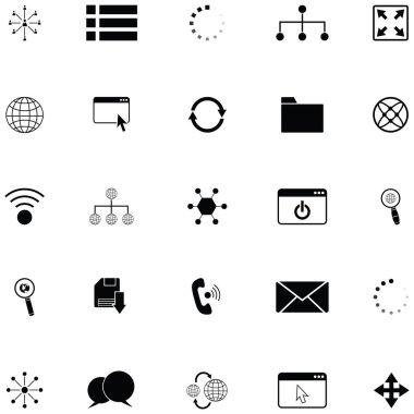 Ağ Icon set