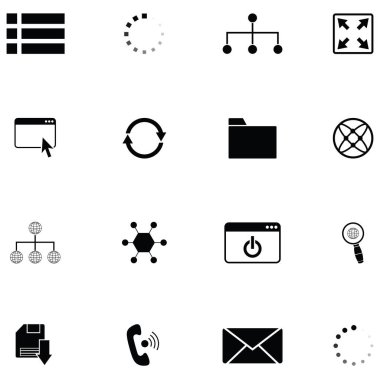 Ağ Icon set