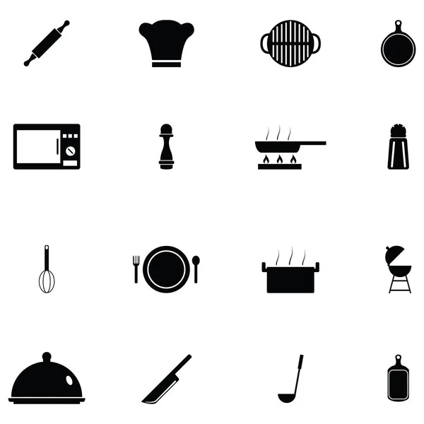 Kitchen Icon Set — Stock Vector