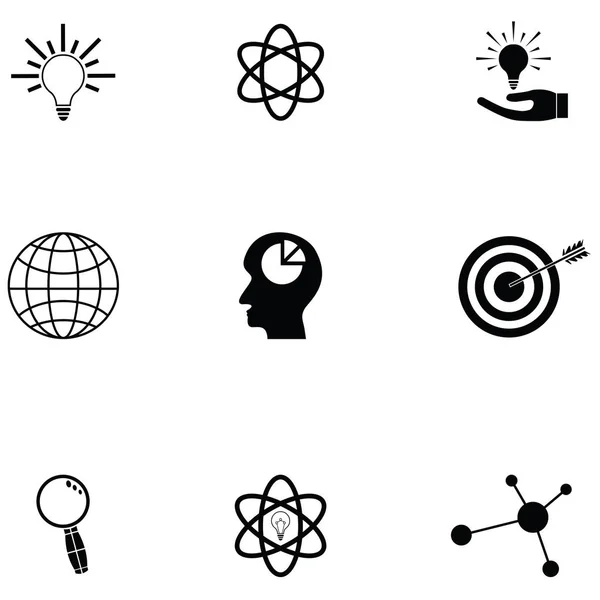 Knowledge Icon Set — Stock Vector