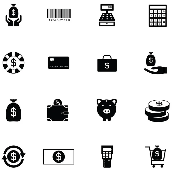 Payments Icon Set — Stock Vector