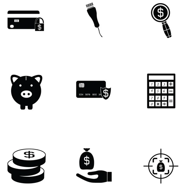 Payments Icon Set — Stock Vector