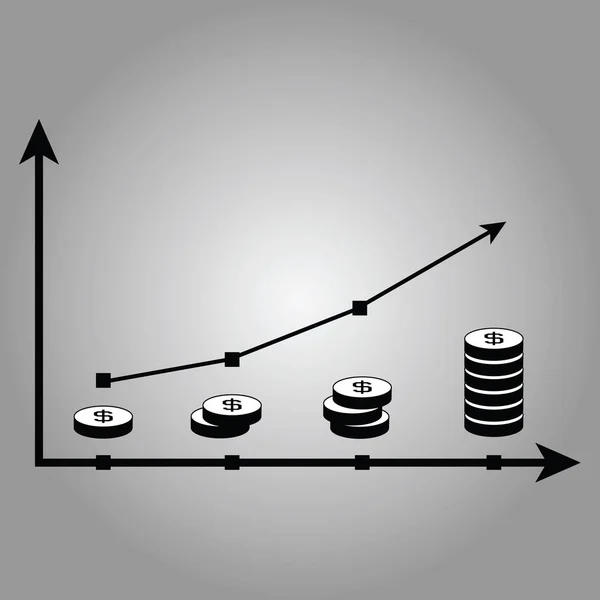 Money infographics design — Stock Vector