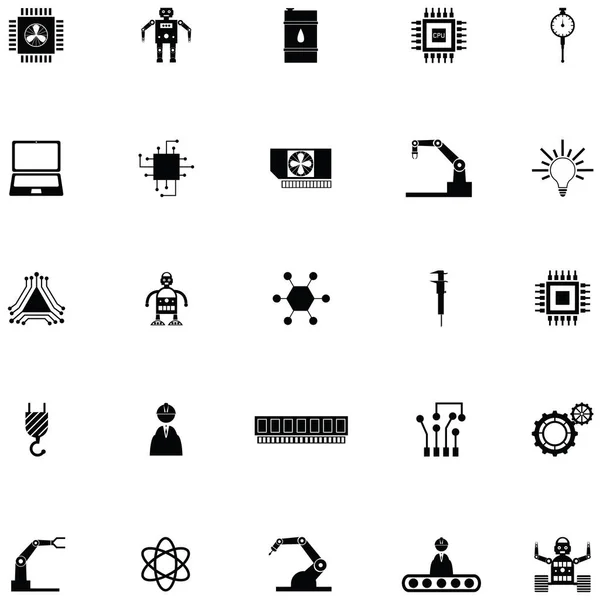 Robot Icon Set — Stockvector
