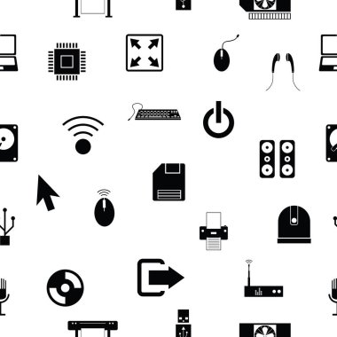 bilgisayar sorunsuz desen arka plan simgesi.