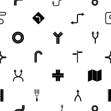 yol sorunsuz desen arka plan simgesi.